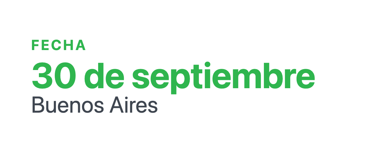 fecha 30 de septiembre, buenos aires