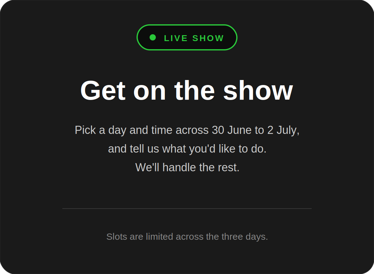 live_card_get_on_show live_card_get_on_show