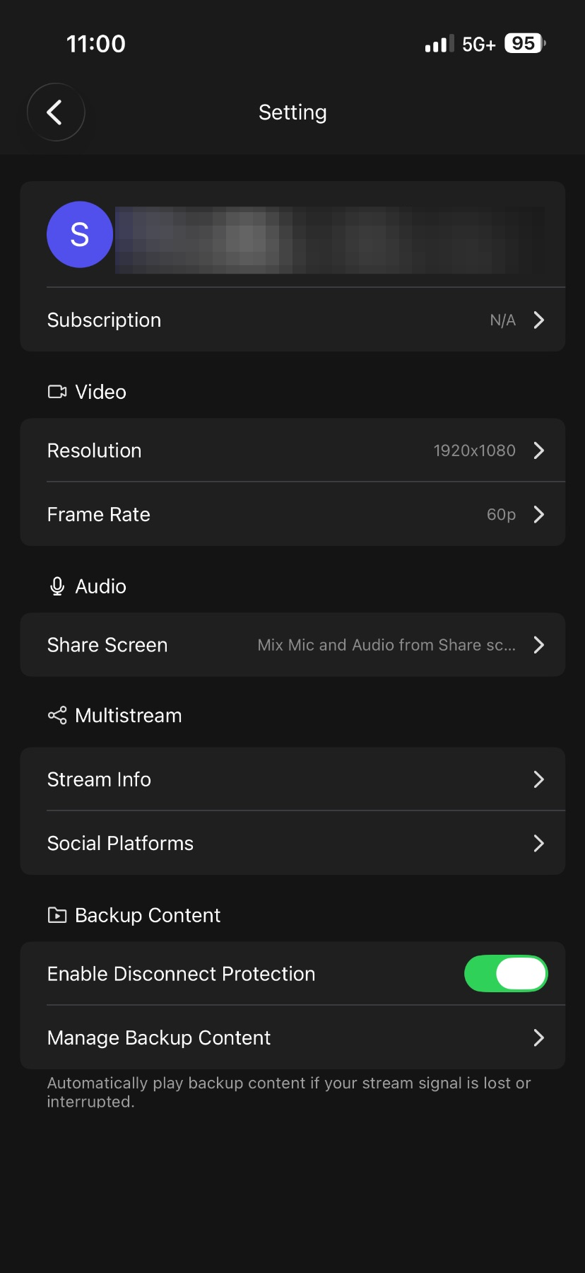 Step 12: Stream Title & Description