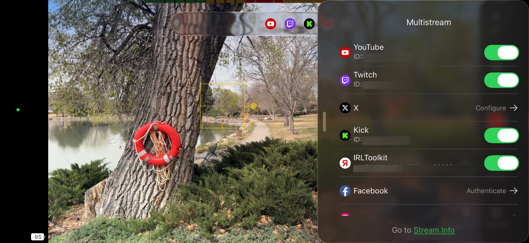 Step 19: Toggle Platform On