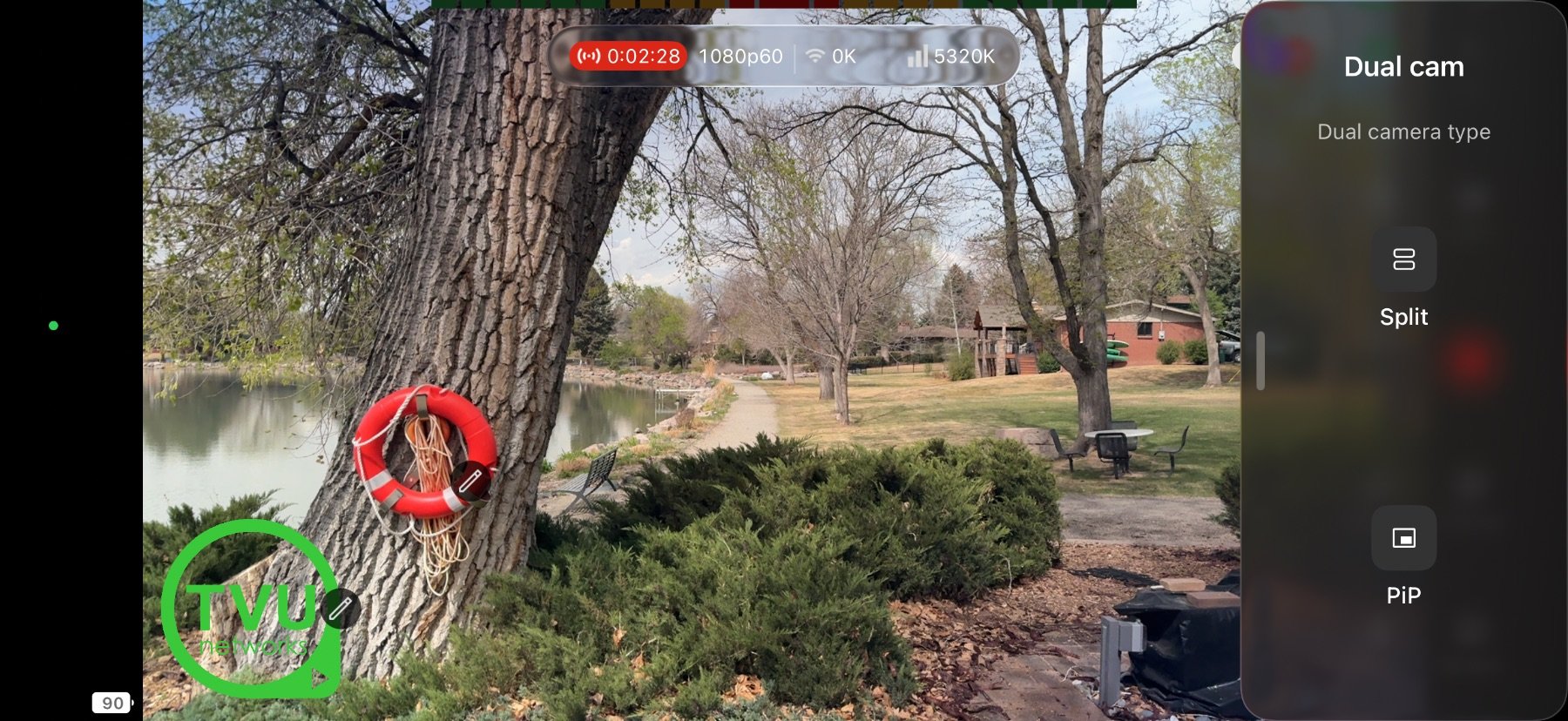 Step 34: Select PiP or Split Layout