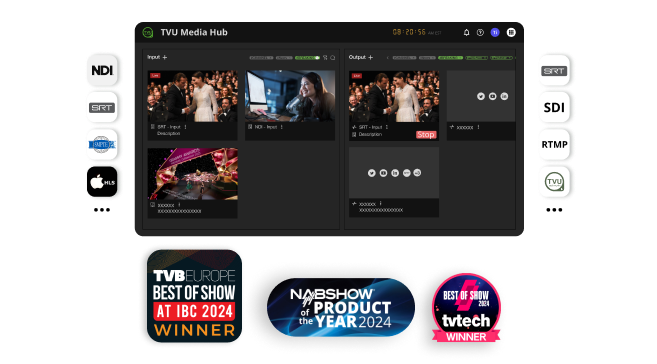 tvu mediahub with nab tvtech and ibc awards