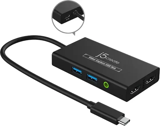 j5create Video Capture USB Hub